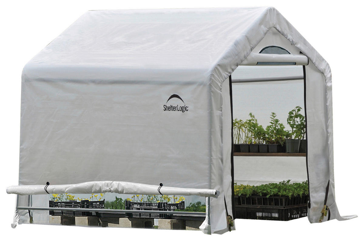 GEWÄCHSHAUS - Weiß, Basics, Kunststoff (180/180/180cm) - Ambia Garden