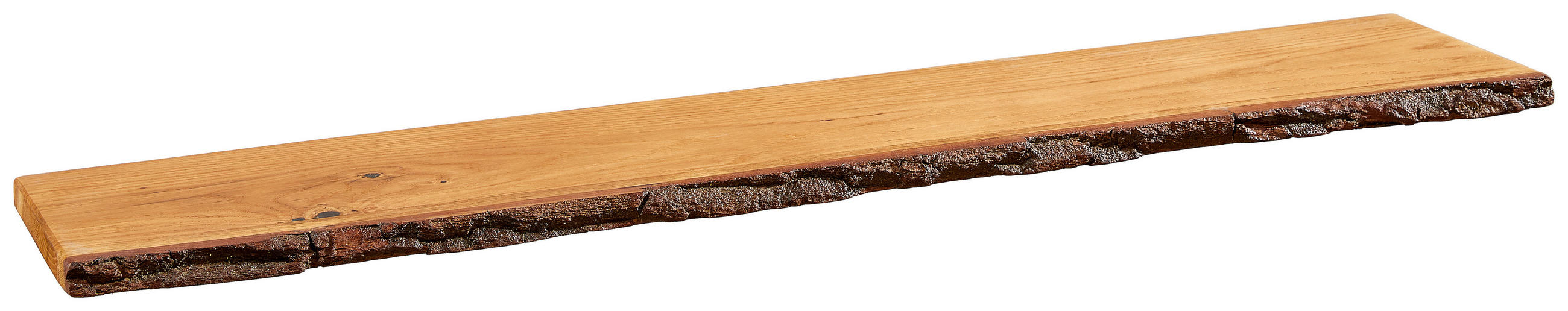 WANDBOARD Eiche massiv Eichefarben  - Eichefarben, Basics, Holz (118/2,5/23cm) - Landscape
