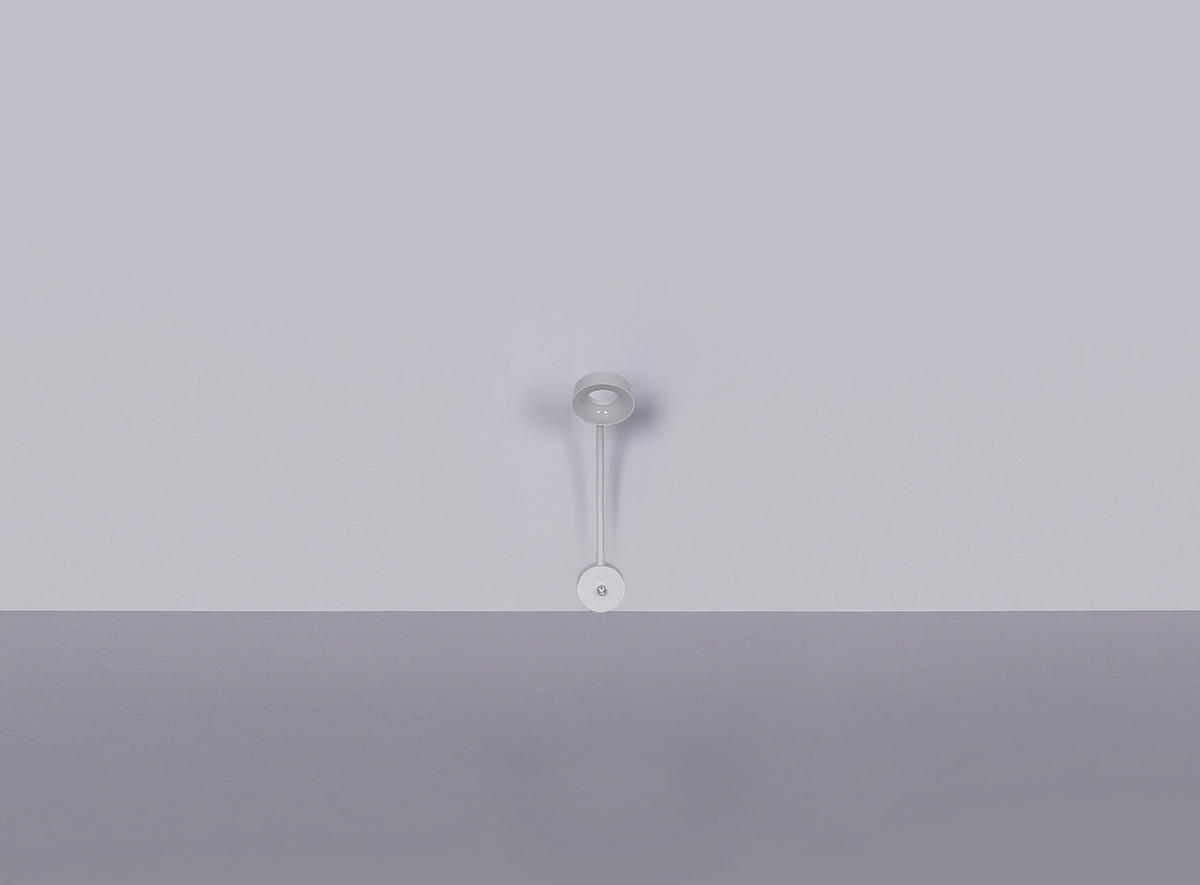 LED-WANDLEUCHTE - Weiss, Design, Kunststoff/Metall (15/45,5cm) - Globo