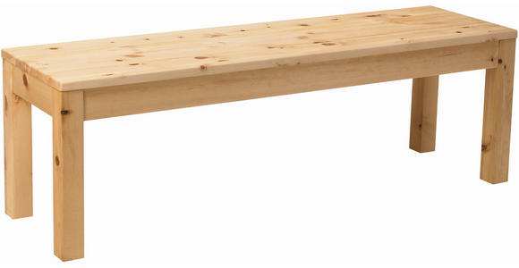 SITZBANK  in 140/45/40 cm  - Zirbelkieferfarben, Natur, Holz (140/45/40cm) - Linea Natura