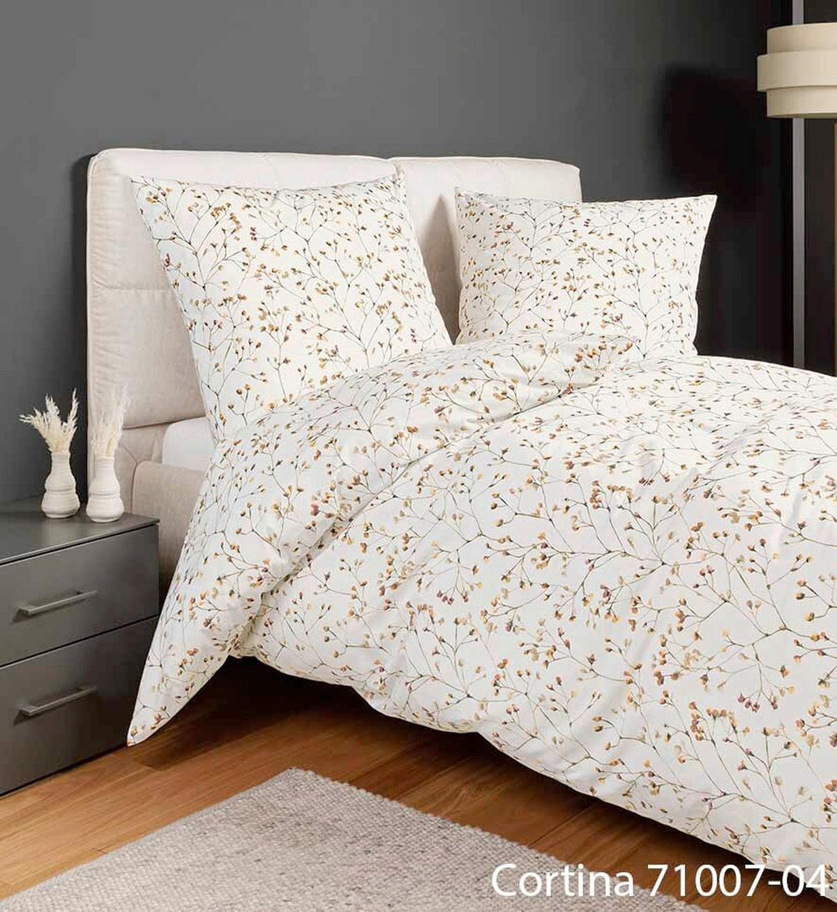 BETTWÄSCHE 2-teilig Cortina 155/200 cm  - Kupferfarben, Design, Textil (155/200cm) - Janine