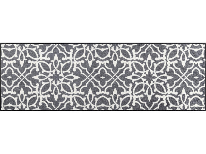 KÜCHENLÄUFER 60/180 cm Decorada Grau  - Grau, KONVENTIONELL, Kunststoff/Textil (60/180cm) - wash+dry