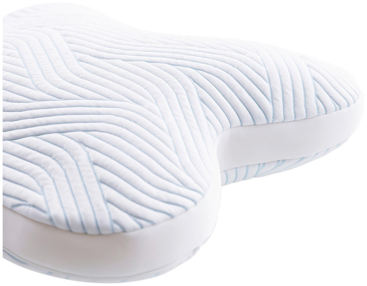 NACKENKISSEN  60/50 cm  - Weiß, Basics, Textil (60/50cm) - Tempur