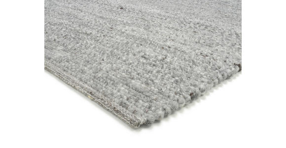 HANDWEBTEPPICH 90/160 cm  - Graubraun, Basics, Textil (90/160cm) - Linea Natura