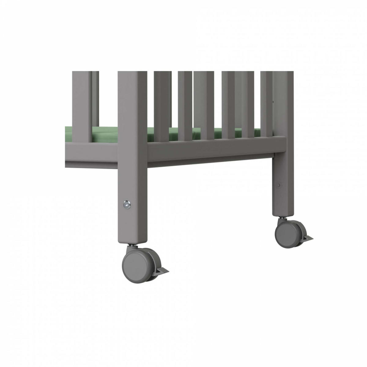 KISÁGY GÖRGŐK - szürke, Basics, műanyag (6cm) - Paidi