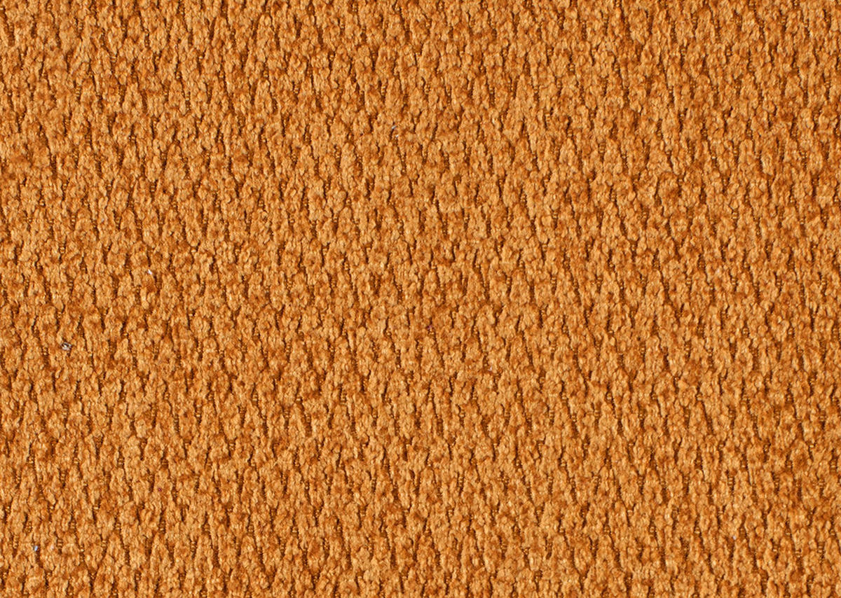 ECKSOFA in Chenille Orange  - Schwarz/Orange, Design, Textil/Metall (310/220cm) - Beldomo Style