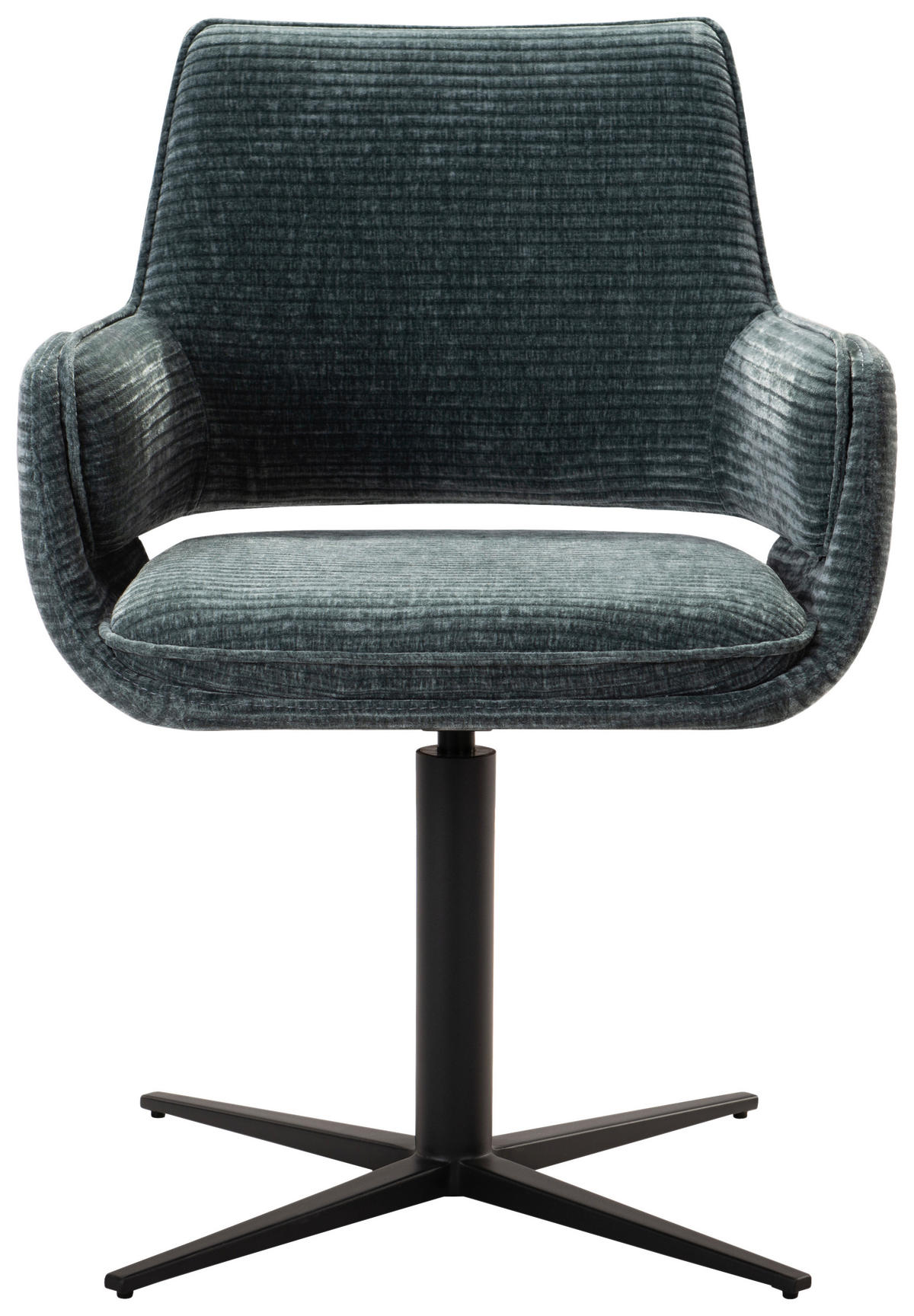 NASLANJAČ, kovina, tekstil modra  - modra/črna, Design, kovina/tekstil (60/84/59cm) - Emilio Belluti