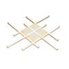 LED-TAKLAMPA Kairo 27 W 53,5/53,5/4,5 cm  - silver, Basics, metall/plast (53,5/53,5/4,5cm) - Boxxx