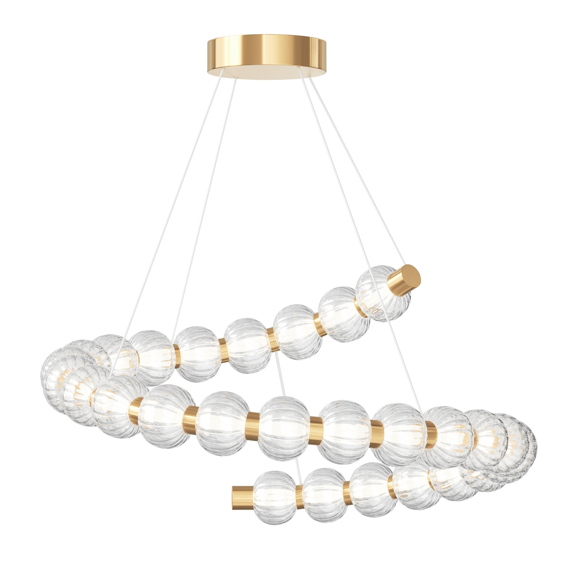 PENDELLAMPA Amulet 80/345.5/80 cm  - guldfärgad, Design, metall (80/345.5/80cm) - MAYTONI