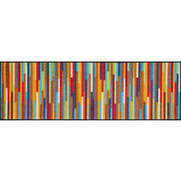 LÄUFER 60/180 cm Mikado Stripes Multicolor  - Multicolor, KONVENTIONELL, Kunststoff/Textil (60/180cm) - wash+dry