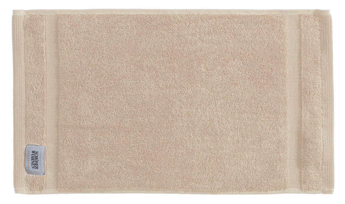 FROTTIERSET SW-Cuddly Sandfarben, Beige 5-teilig  - Sandfarben/Beige, Basics, Textil - Schöner Wohnen