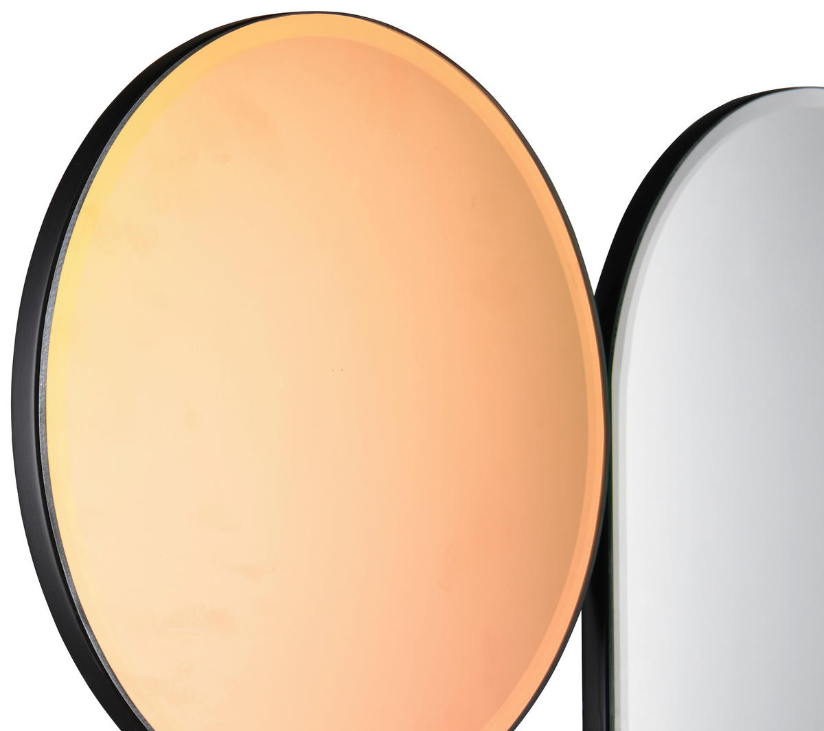 DEKOSPIEGEL 90/90/2 cm    in Freiform  - Multicolor, MODERN, Glas/Holzwerkstoff (90/90/2cm)