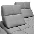ECKSOFA in Struktur Grauweiß  233/313 cm  - Grauweiß/Schwarz, Design, Kunststoff/Textil (233/313cm) - Emilio Belluti