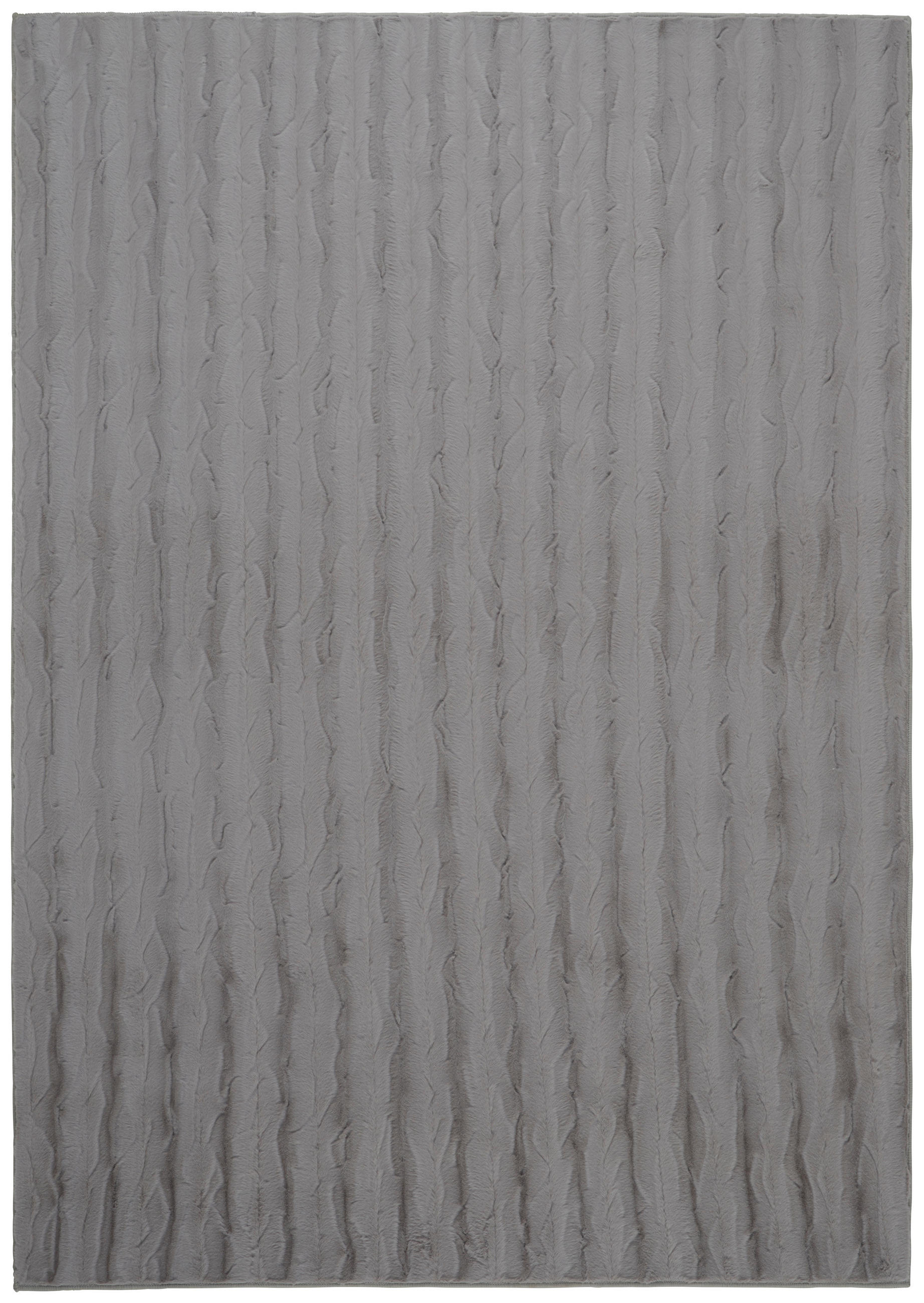 Covor Cu Fir Lung  Luna Design  - argintiu, Design, textil (80/150cm) - Novel