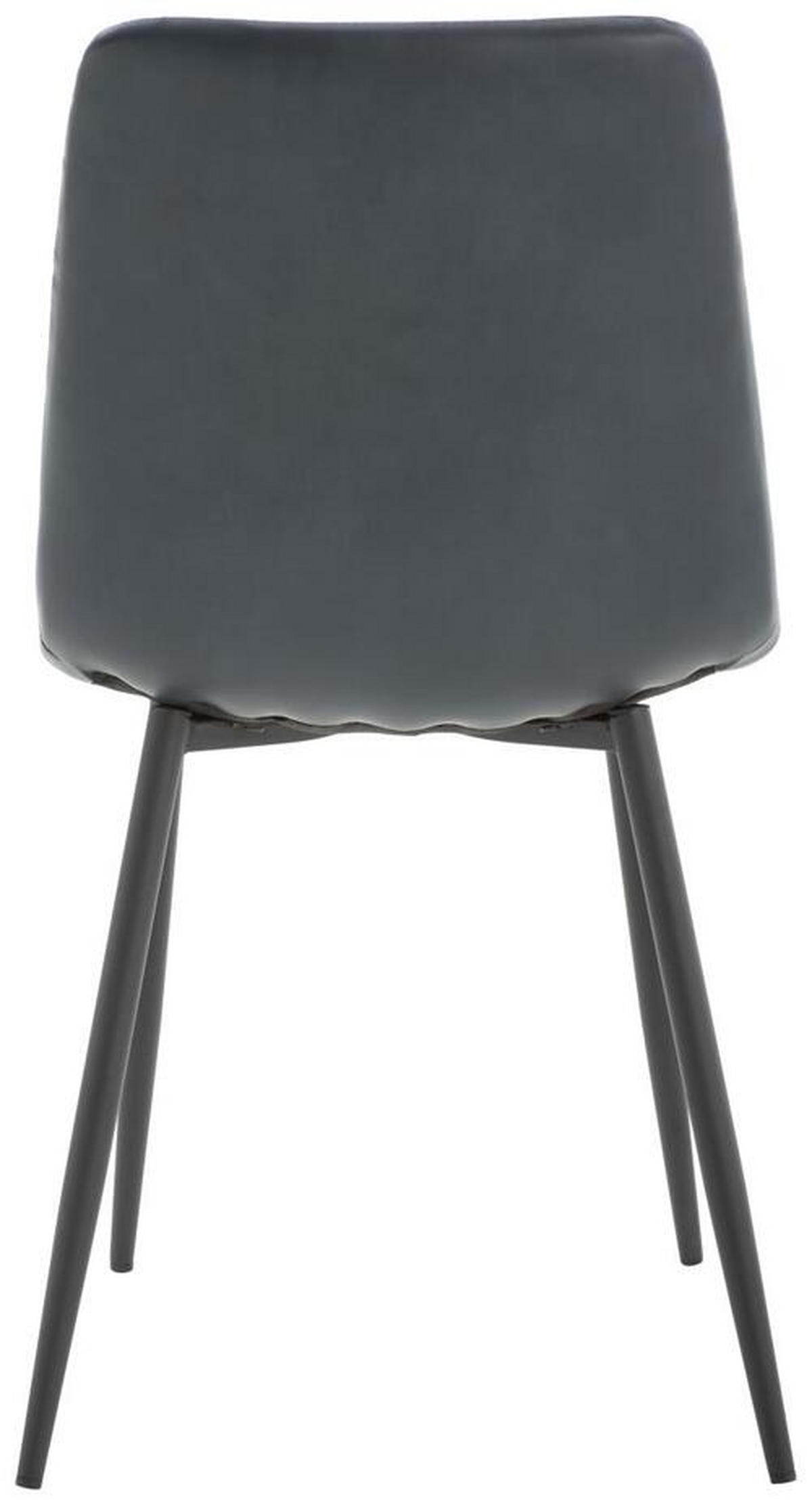 SCAUN in textil gri, negru  - negru/gri, Design, metal/textil (45/88/55cm) - Livetastic