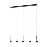 LED-HÄNGLAMPA Nucetto 117/10/150 cm  - klar/svart, Basics, metall/plast (117/10/150cm) - Eglo