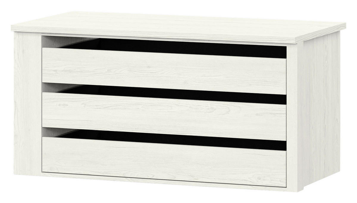 SCHUBKASTENEINSATZ 105/52/55 cm Weiß  - Weiß, Basics, Holzwerkstoff (105/52/55cm) - SetOne by Musterring