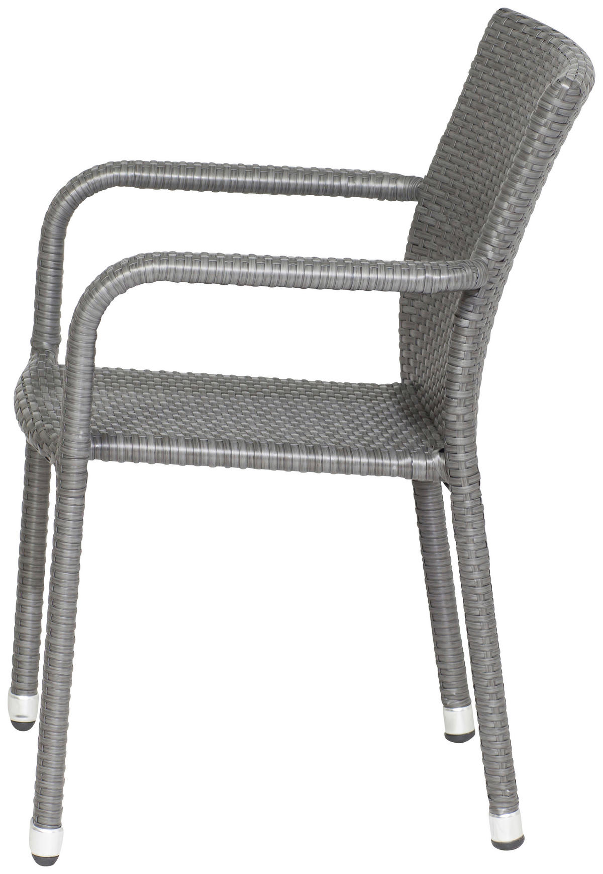 STAPELSESSEL - Grau, MODERN, Kunststoff/Metall (56/83/60cm) - Siena Garden