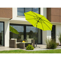 SONNENSCHIRM   - Anthrazit/Hellgrün, Basics, Textil/Metall (270/260/270cm) - Schneider