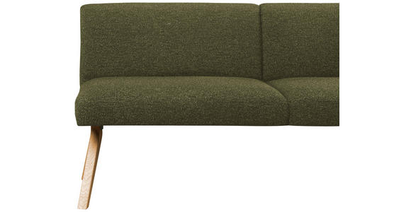 ECKBANK 238/172 cm  in Grün  - Eichefarben/Grün, KONVENTIONELL, Holz/Textil (238/172cm) - Linea Natura