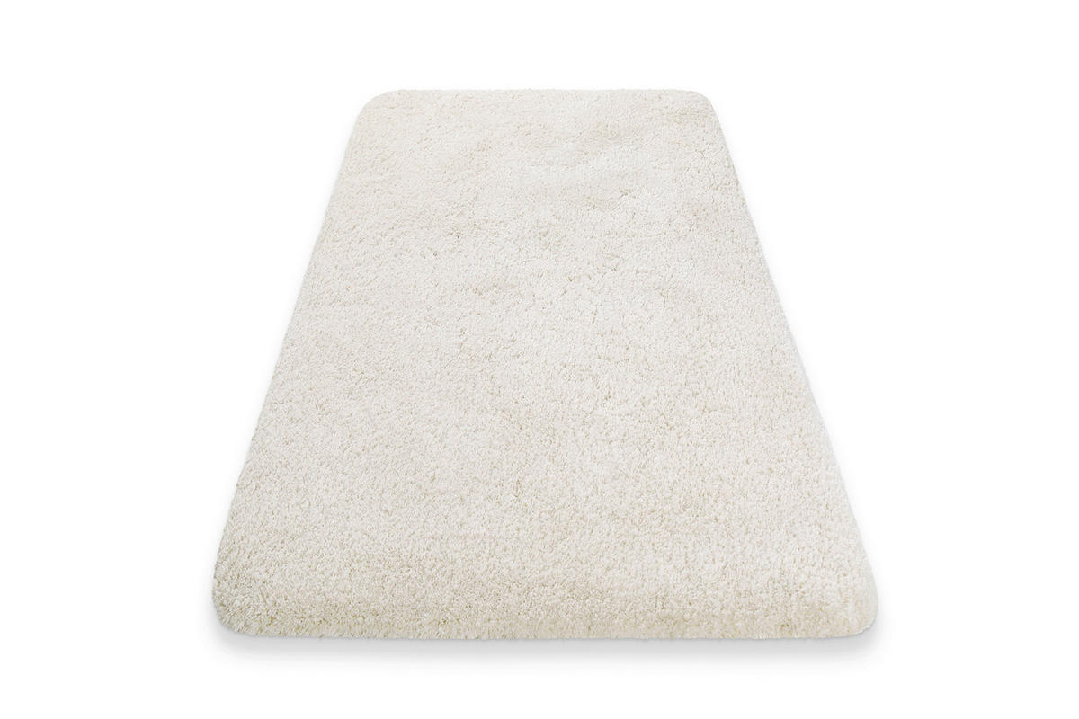BADTEPPICH Elfenbein 80/150 cm  - Elfenbein, Basics, Kunststoff/Textil (80/150cm) - WECON HOME
