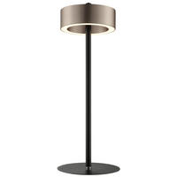 LED-TISCHLEUCHTE - Schwarz/Braun, Design, Metall (15/45cm) - Brilliant
