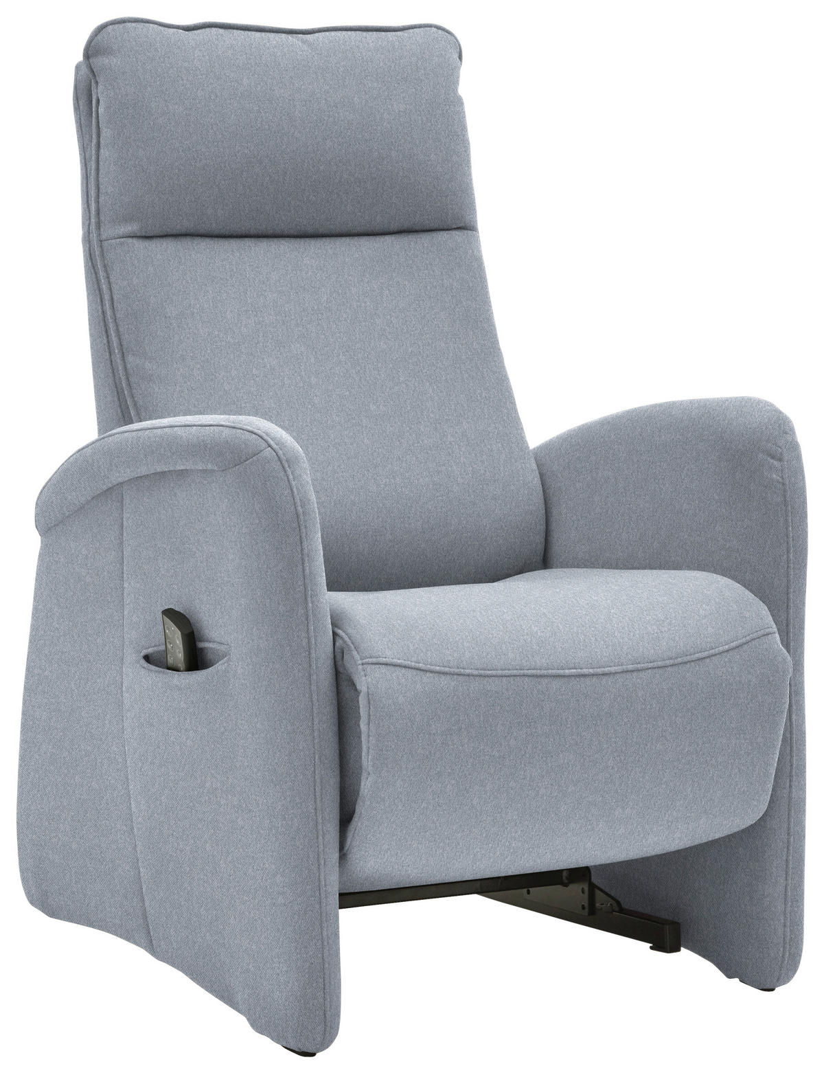 FERNSEHSESSEL in Chenille Hellblau  - Hellblau, Konventionell, Textil (79/114/87-176cm) - Valdera