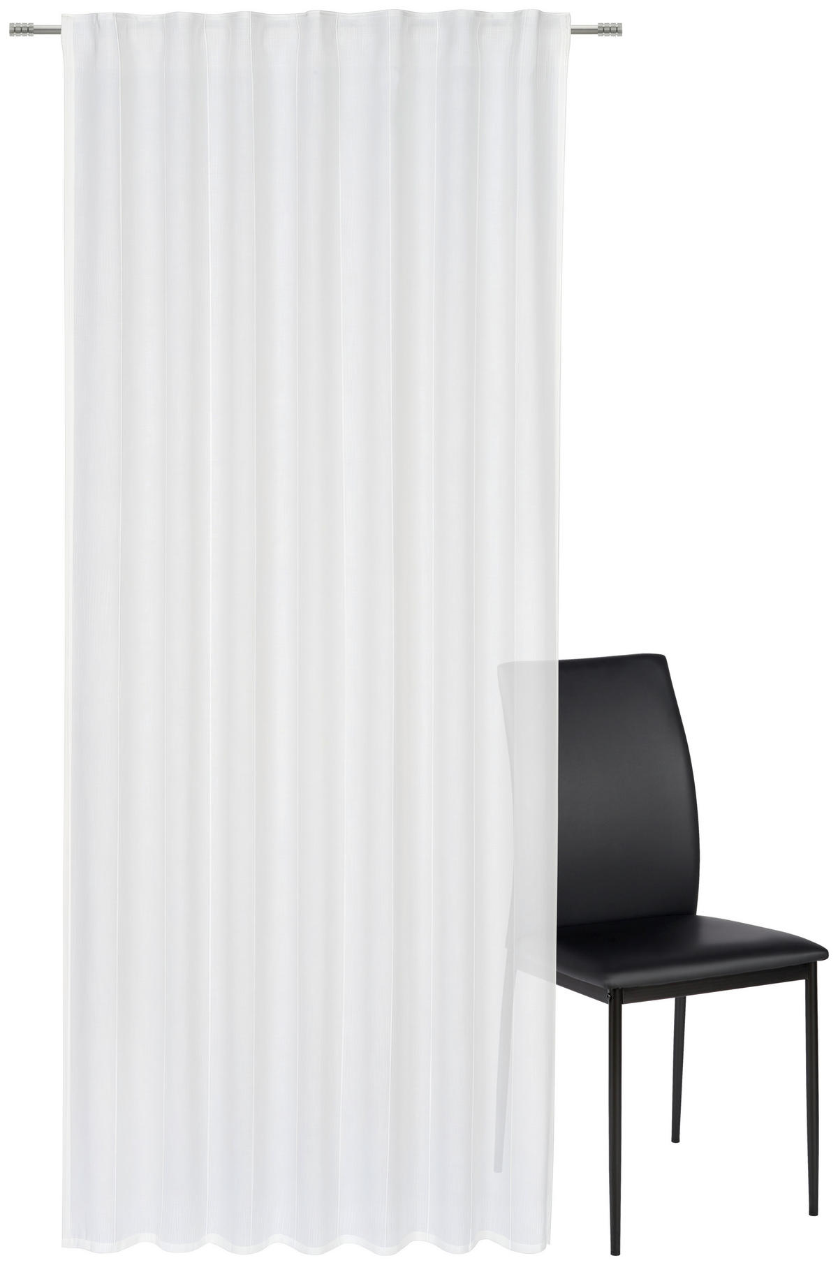 FERTIGVORHANG halbtransparent  - Naturfarben, Basics, Textil (140/245cm) - Esposa