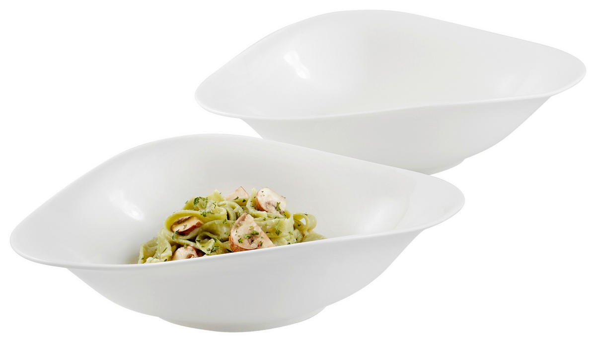 PASTATELLERSET Vapiano 2-teilig  - Weiß, Design, Keramik (27/20cm) - Villeroy & Boch