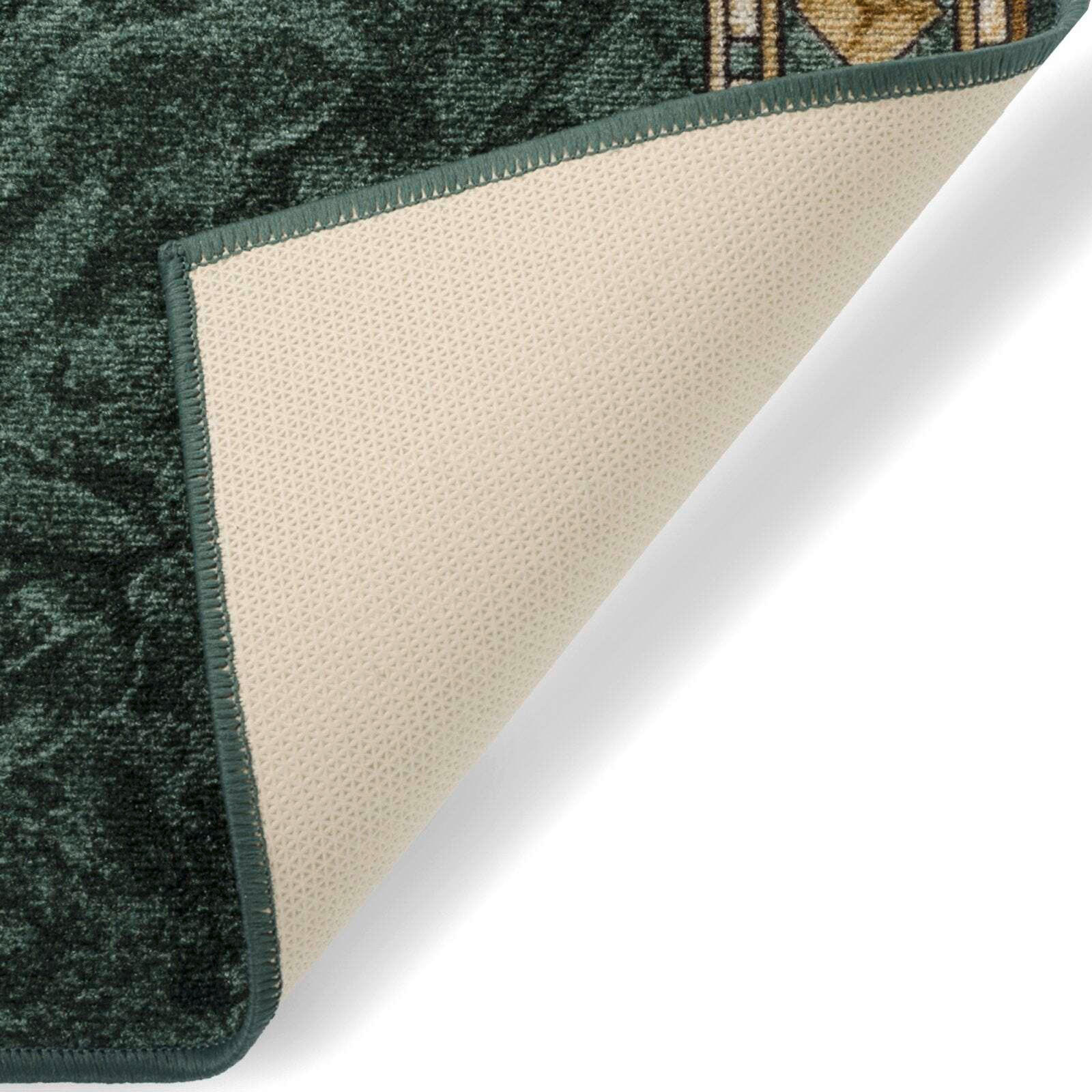 LÄUFER 80/400 cm FD Grün  - Grün, KONVENTIONELL, Kunststoff/Textil (80/400cm)