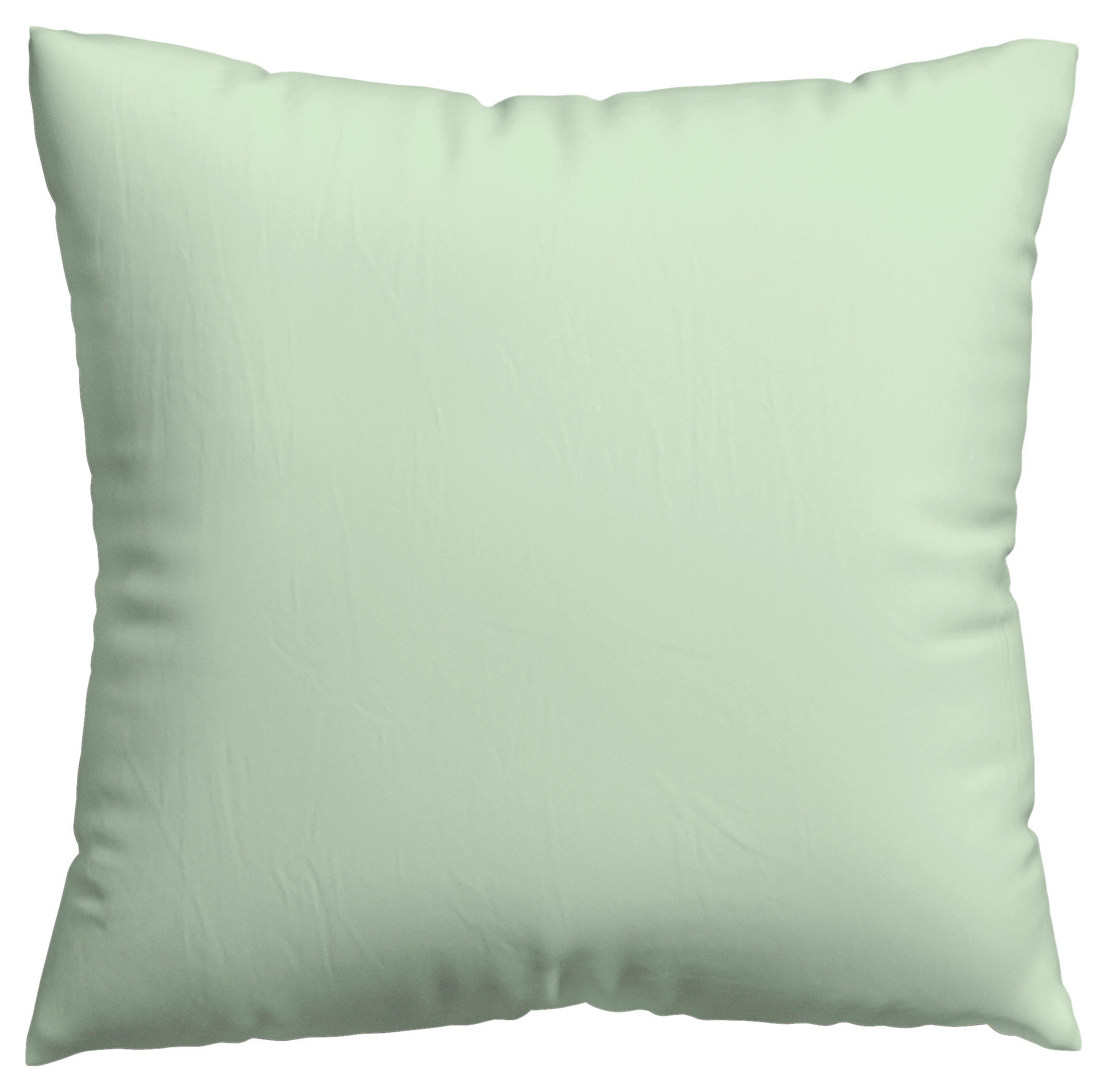 KISSENHÜLLE EASY JERSEY 40/40 cm  - Hellgrün, Basics, Textil (40/40cm) - Schlafgut