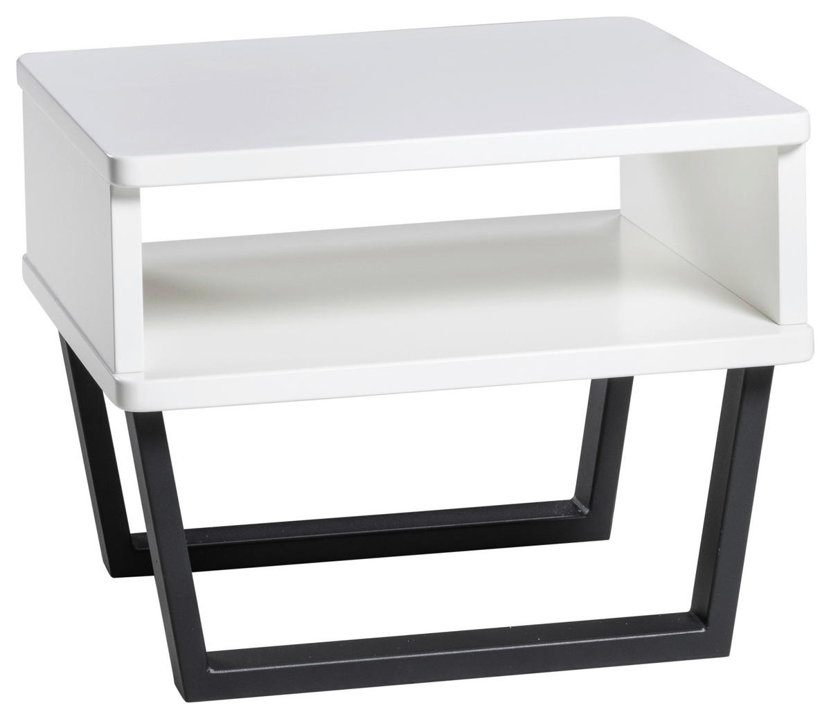 NACHTSCHRANK 48/36/38 cm Buche massiv  - Anthrazit/Buchefarben, Design, Holz/Metall (48/36/38cm) - Hasena