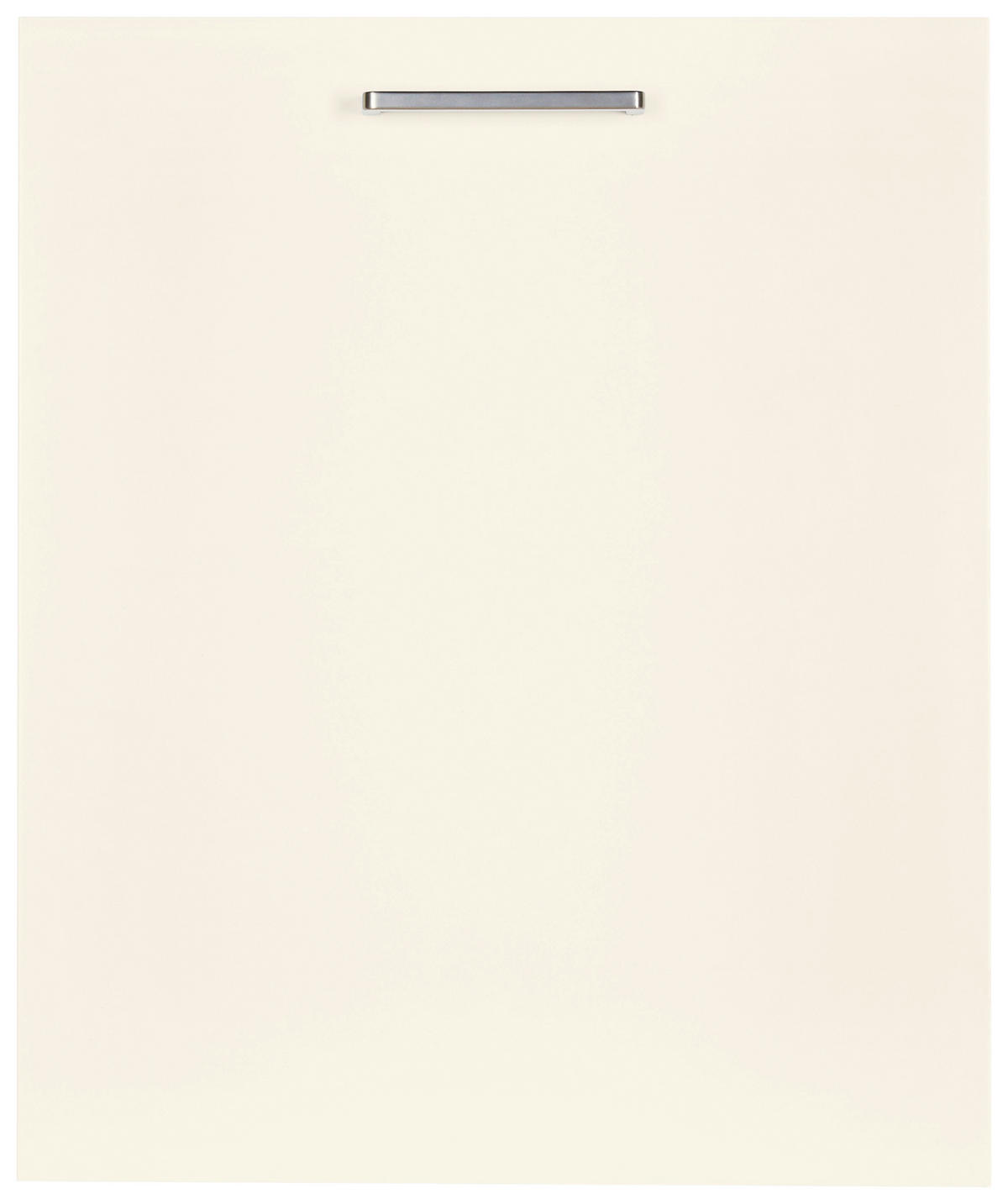 GESCHIRRSPÜLERFRONT 45/72/1,9 cm  in Magnolie  - Edelstahlfarben/Magnolie, MODERN, Holzwerkstoff/Metall (45/72/1,9cm) - Nobilia