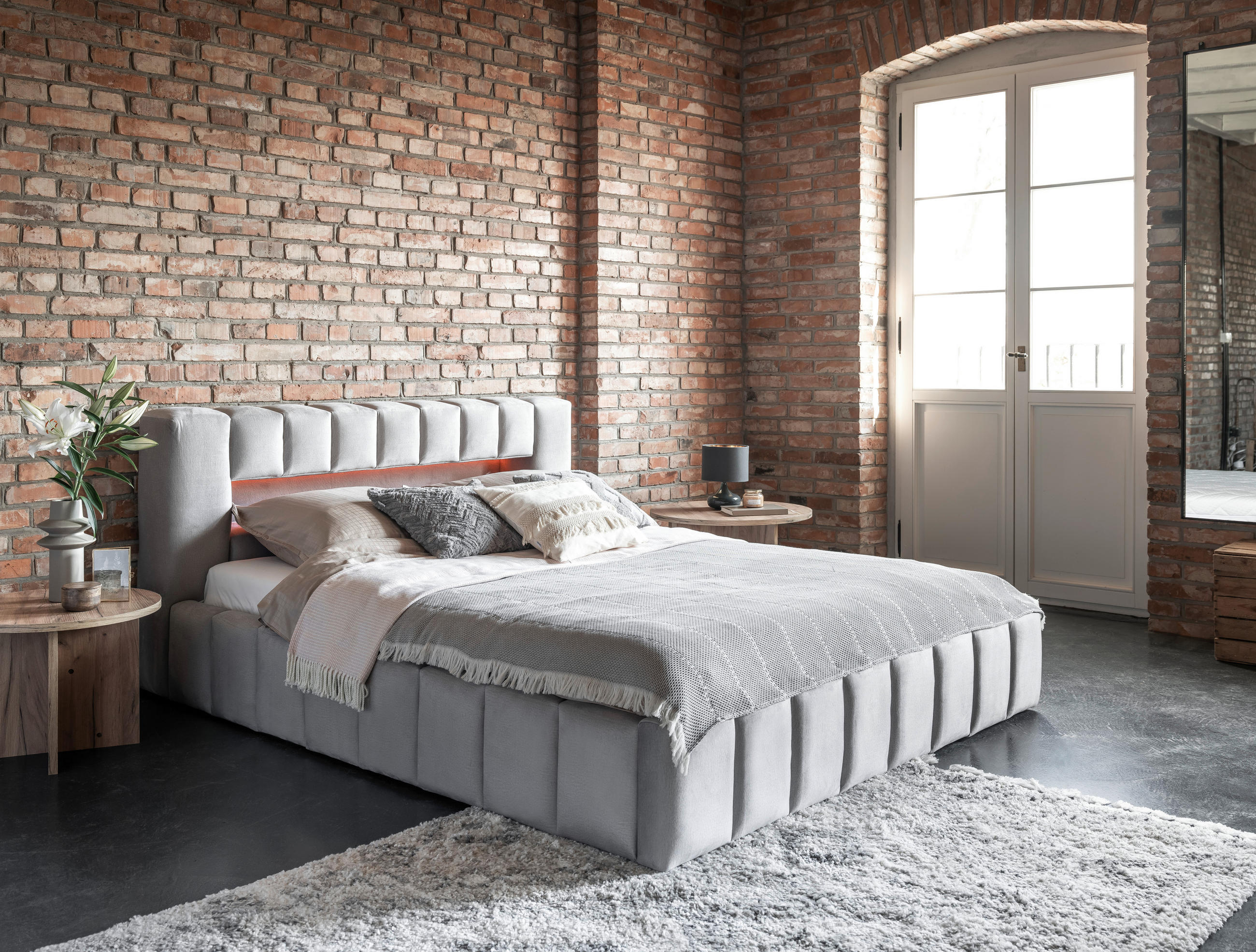 POLSTERBETT 160/200 cm, {[inkl. ],item.attr('349-543'),[, ]} - Schwarz/Weiß, MODERN, Holz/Kunststoff (160/200cm) - MID.YOU