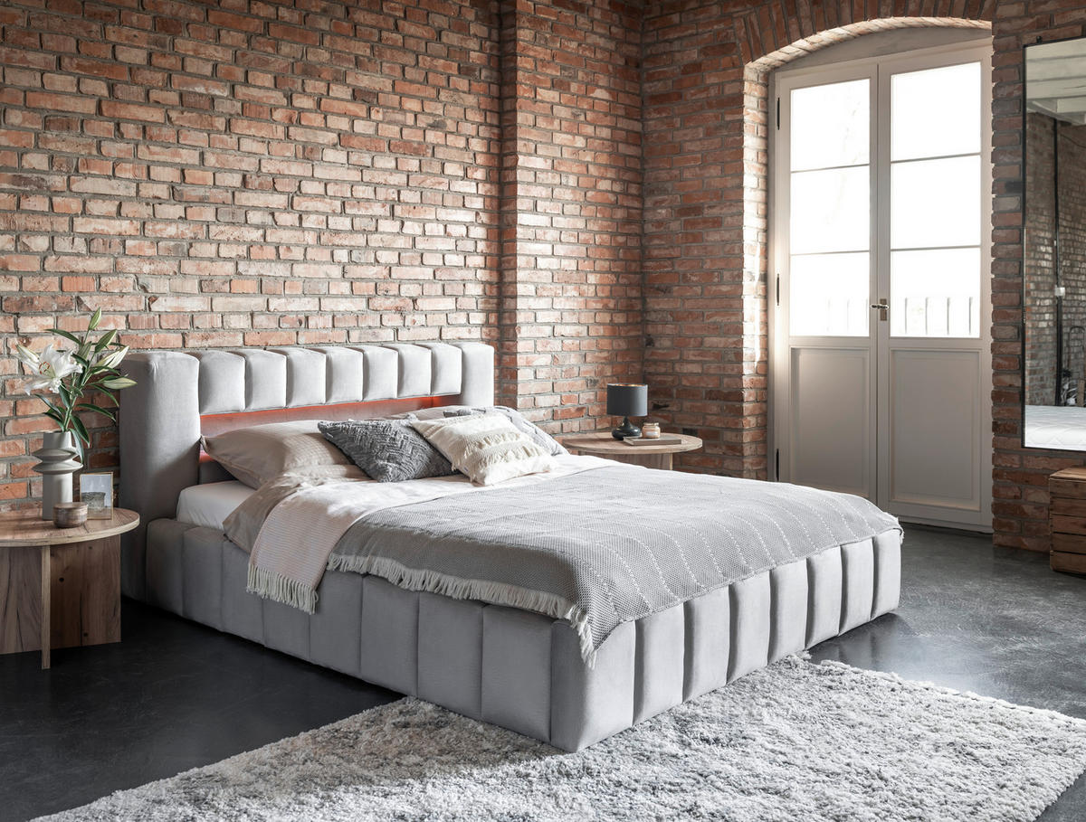 POLSTERBETT 160/200 cm, {[inkl. ],item.attr('349-543'),[, ]} - Schwarz/Weiß, MODERN, Holz/Kunststoff (160/200cm) - MID.YOU