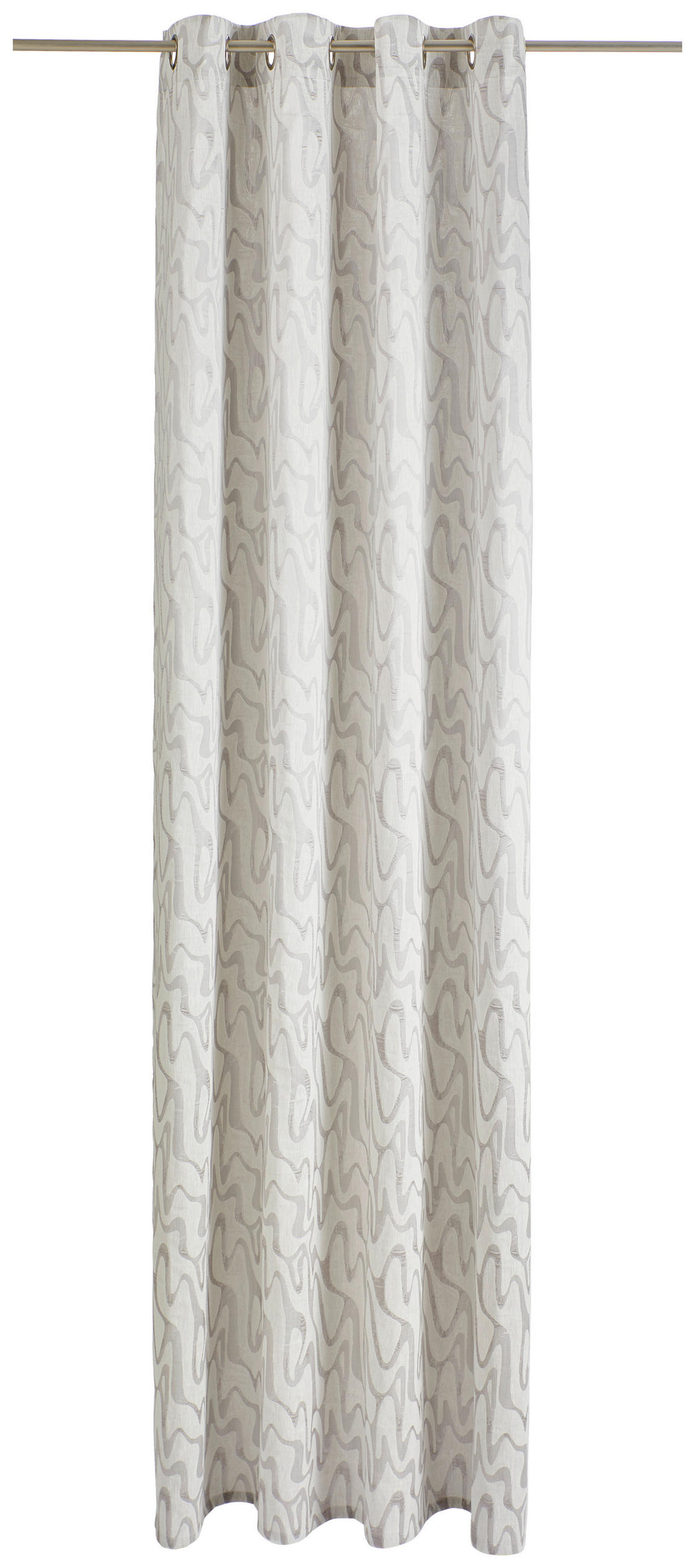 ÖSENSCHAL ONDA Verdunkelung 140/245 cm   - Silberfarben, LIFESTYLE, Textil (140/245cm) - Dieter Knoll