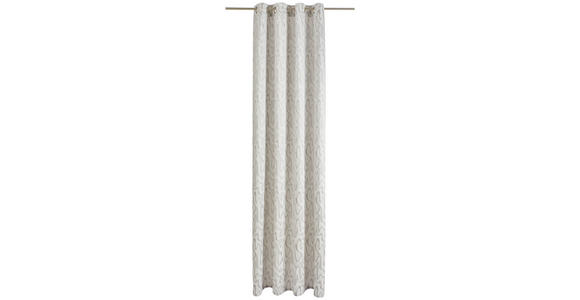 ÖSENSCHAL ONDA Verdunkelung 140/245 cm - Silberfarben, LIFESTYLE, Textil (140/245cm) - Dieter Knoll