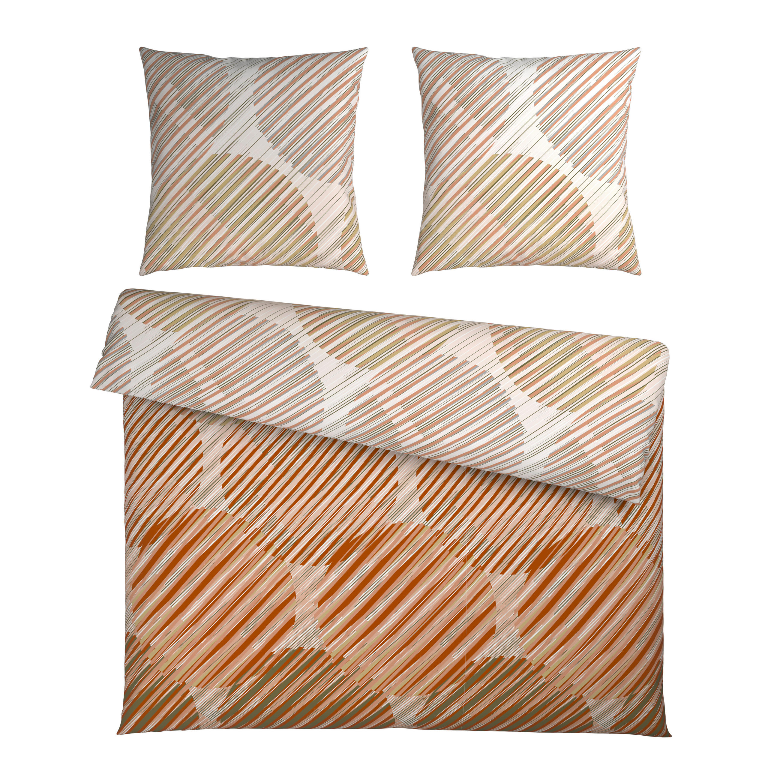 BETTWÄSCHE Renforcé 200/200 cm  - Orange, Textil (200/200cm) - Novel