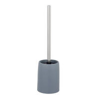 WC-BÜRSTENGARNITUR in Metall  Kunststoff   - Blau/Chromfarben, Konventionell, Keramik/Kunststoff (10/39,5/10cm) - Schöner Wohnen