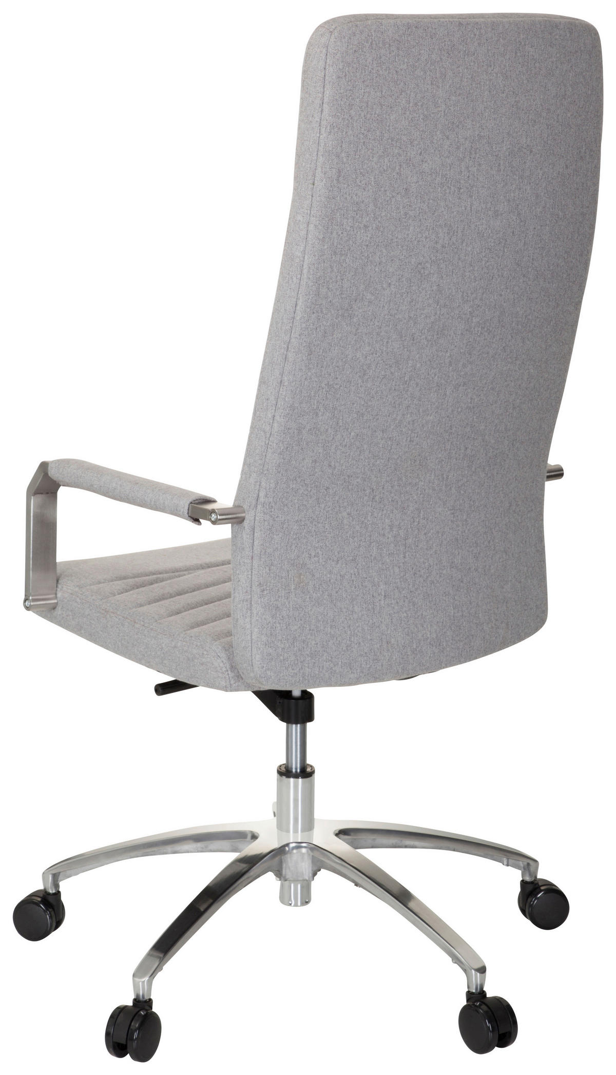 DREHSTUHL Flachgewebe Hellgrau  - Chromfarben/Hellgrau, MODERN, Kunststoff/Textil (56/131/67cm) - MID.YOU