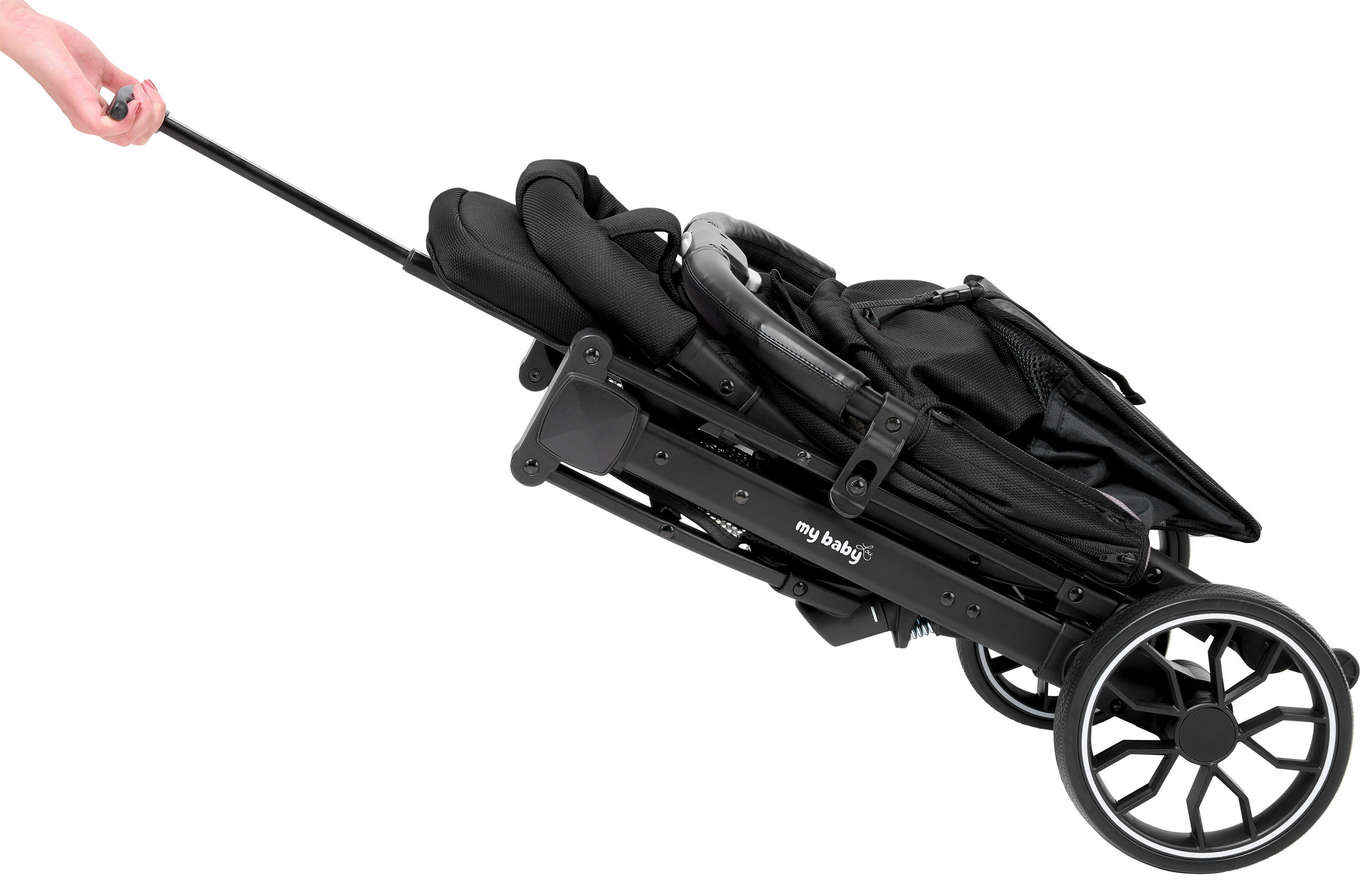 BUGGY Dubai  - Schwarz, Basics, Textil/Metall (70/51/103cm) - My Baby Lou