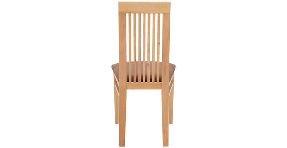 STUHL in Holz, Textil Braun, Buchefarben - Buchefarben/Braun, KONVENTIONELL, Holz/Textil (46/100,5/45cm) - Cantus
