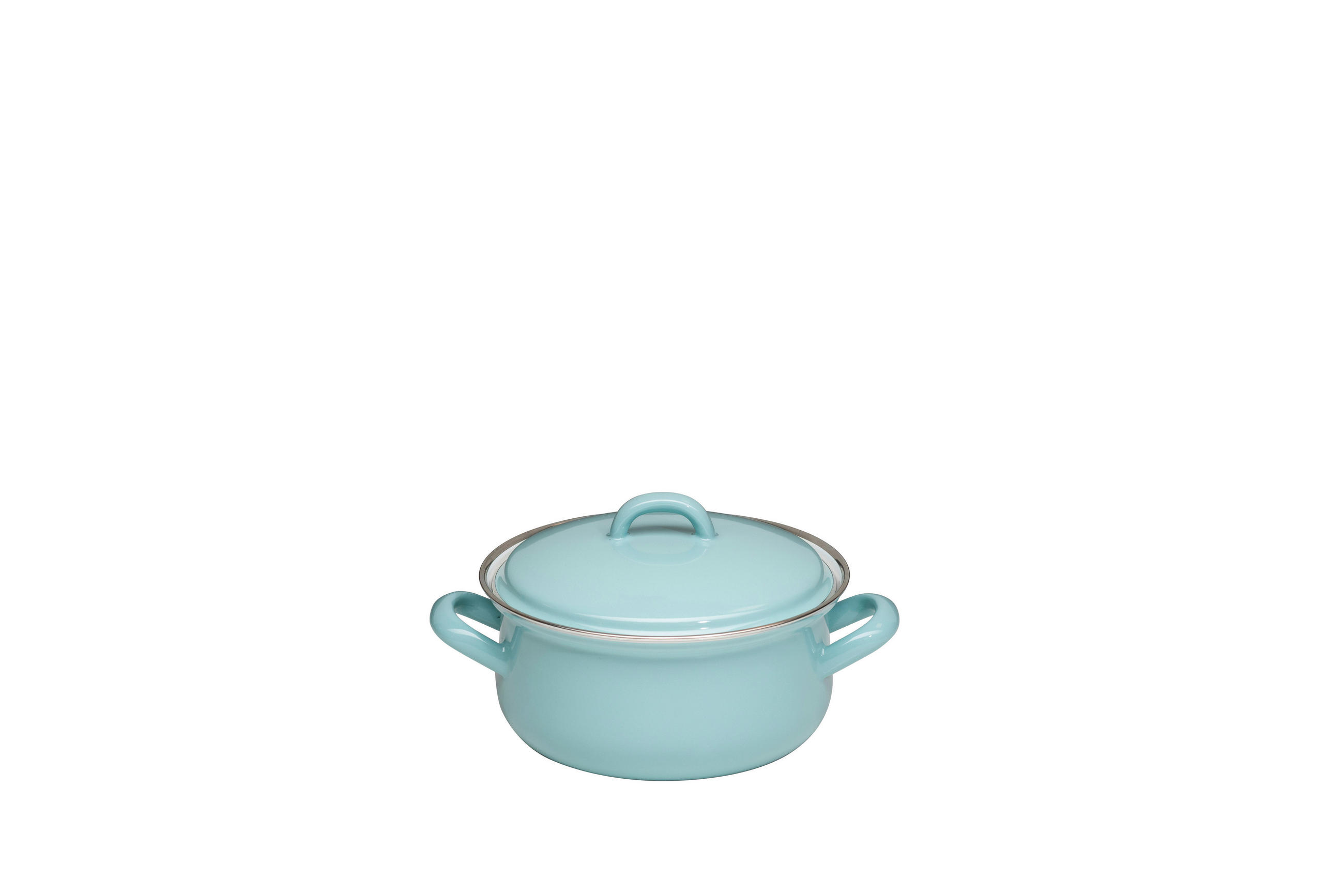 KASSEROLLE Nature Green Light 1 l  - Hellgrün/Grün, LIFESTYLE, Metall (16cm) - Riess