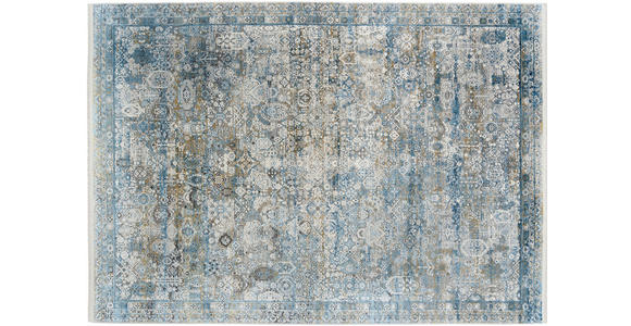 LÄUFER 80/250 cm Toulon Blau, Grau  - Blau/Grau, Design, Textil (80/250cm) - Dieter Knoll