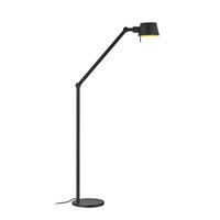 STEHLEUCHTE Modern  - Schwarz, Basics, Metall (93-173cm) - Hell