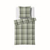 BETTWÄSCHE Lech Flanell 135/200 cm  - Grün, Basics, Textil (135/200cm) - Fleuresse