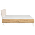 BETT 140/200 cm  in Eiche Artisan  - Champagner/Eiche Artisan, Design, Holzwerkstoff/Textil (140/200cm) - Carryhome