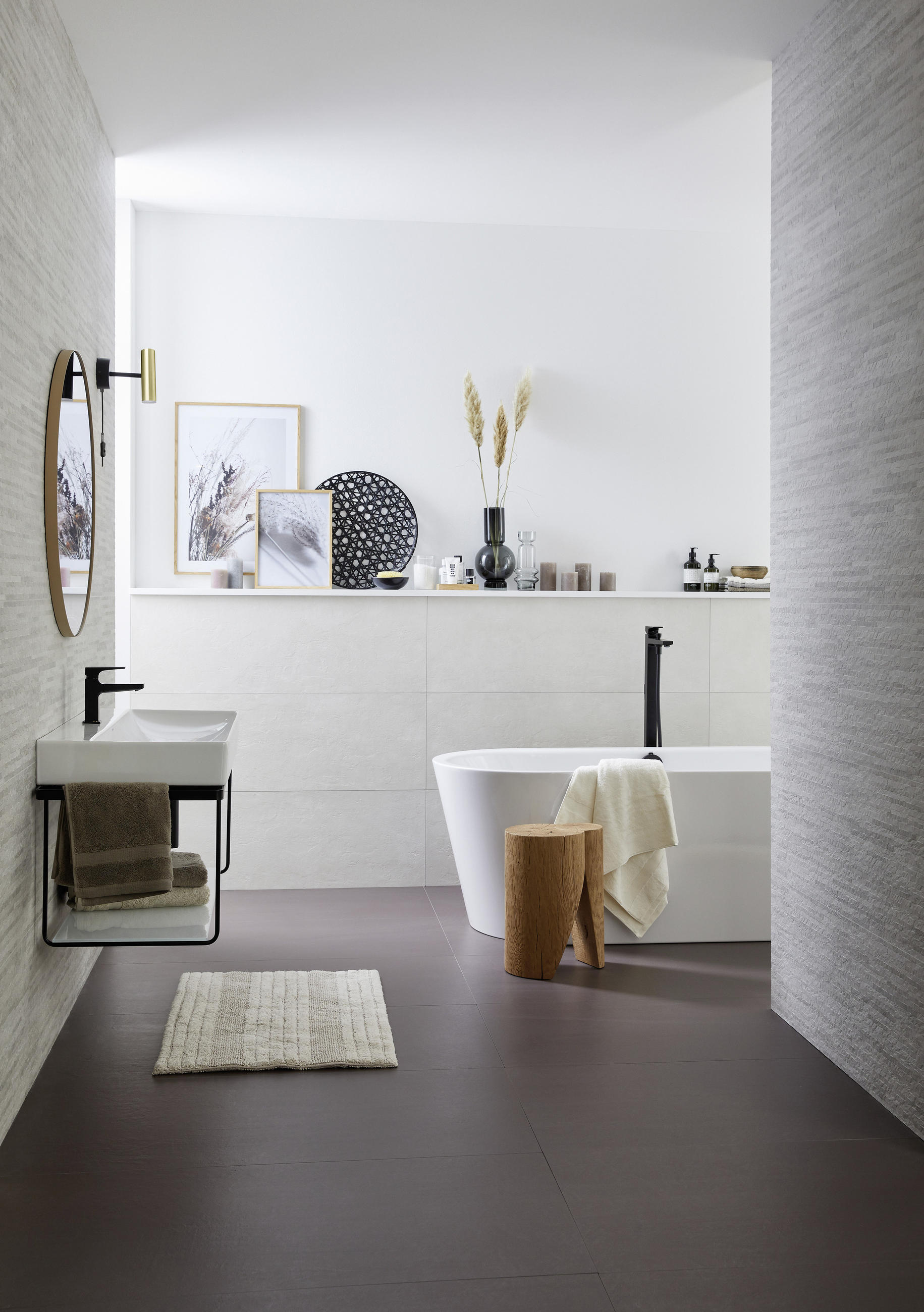 LED-WANDLEUCHTE Stina 830235 - Goldfarben, Design, Metall (10/17cm) - Schöner Wohnen