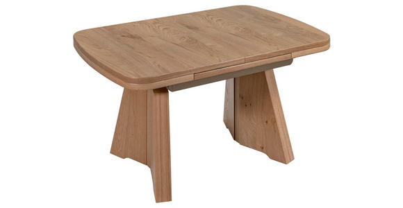 COUCHTISCH Wildeiche furniert 90-130,5/65/54-73 cm rechteckig Eichefarben  - Eichefarben, KONVENTIONELL, Holzwerkstoff/Metall (90-130,5/65/54-73cm) - Venda