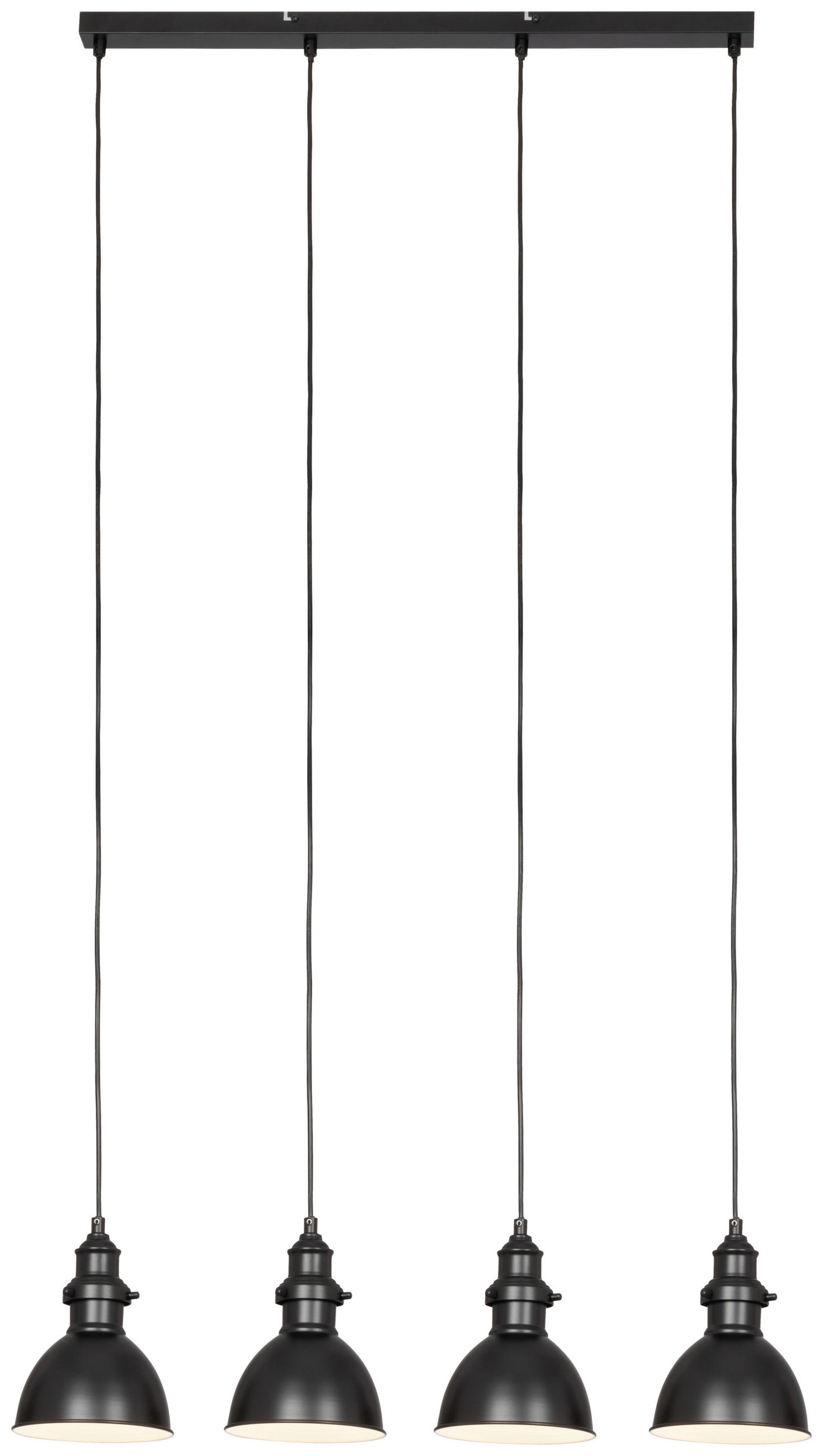 HÄNGELEUCHTE 84/15,5/150 cm   - Schwarz, Trend, Metall (84/15,5/150cm) - Novel